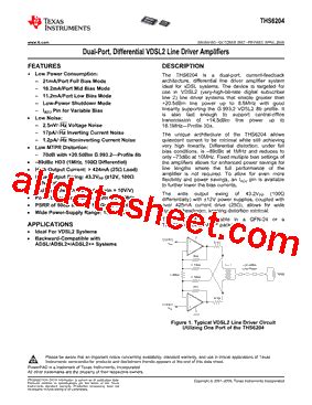 QFN-24 Datasheet(PDF) - Texas Instruments