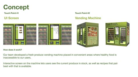 Fuel Fresh Vending Machine UI Design on Behance