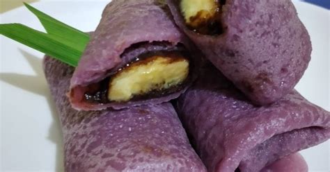 Resep Banana Roll Taro Enak Dan Mudah Cookpad