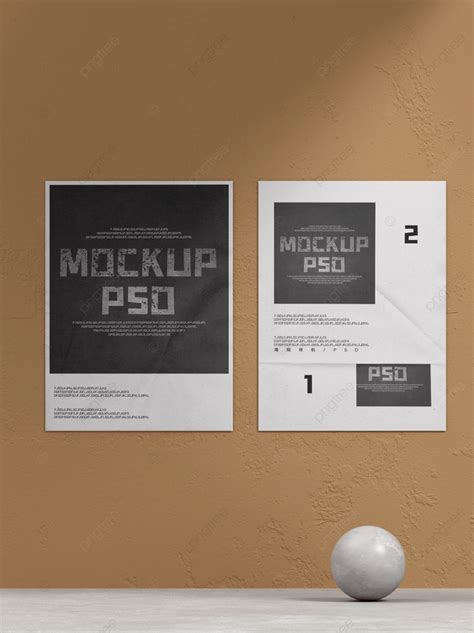 Original 3d Poster Prototype Template Download On Pngtree