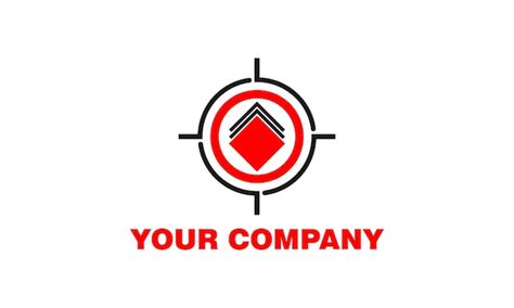 Premium Vector | A logo for your company with a red and black color