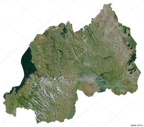 Forma De Ruanda Con Su Capital Aislado Sobre Fondo Blanco Im Genes De