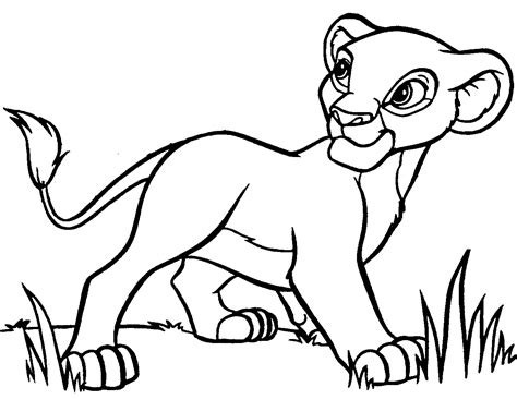 Dessins De Coloriage Simba Imprimer Sur Laguerche Page