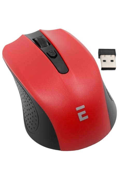 Everest Sm 537 Usb Kırmızı Kablosuz Mouse 2 4Ghz Kırtasiye Ofisi