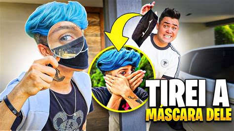 TIREI A MASCARA DO MATHEUS KRIWAT REVELEI SEU ROSTO YouTube