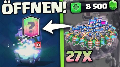 Omg 27x Legendäre Karte Inferno Drache Spiegeln Chest Opening Legendary Clash Royale