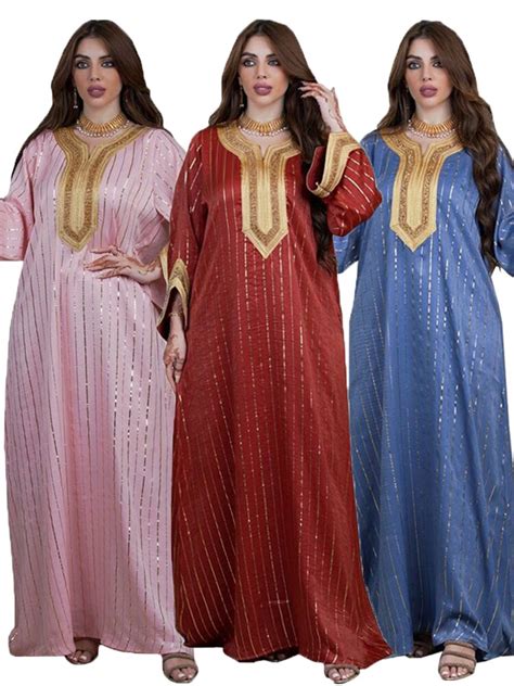 Abaya musulmana India para mujer Vestido largo de Ramadán con