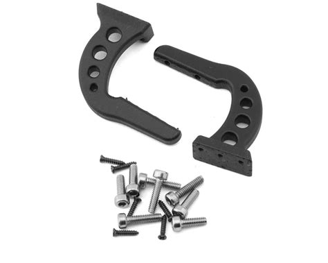 Sideways RC Swan Neck Scale Drift Wing Mounts V3 Black 2 SDW