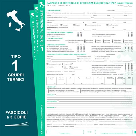 Et Fa Rapporti Di Controllo Nazionali Tipo In Fascicoli A Copie