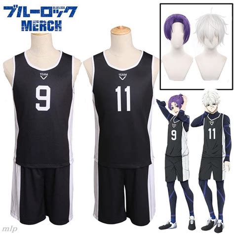 Cos Blue Lock Cosplay Costume Reo Mikage Seishiro Nagi Cosplay Jersey