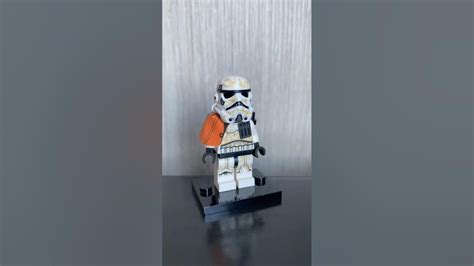 Lego Minifigure Sandtrooper Squad Leader Star Wars Youtube