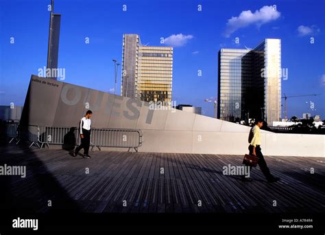 France Paris National Library Of France François Mitterrand Stock