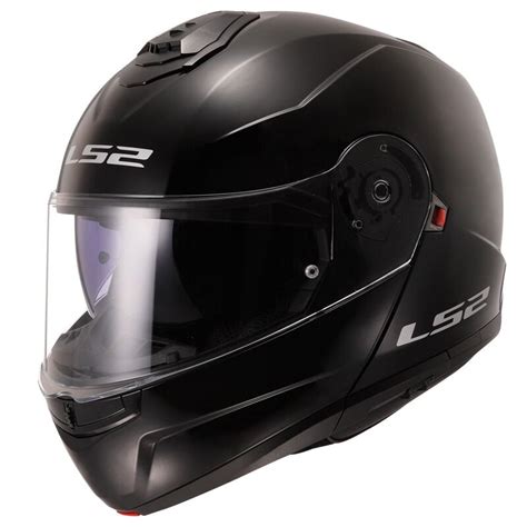 Casque Modulable Ls2 FF908 Strobe 2 Solid Noir Casques Modulaires LS2