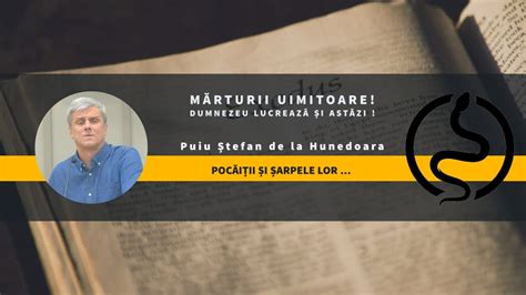 Puiu Ștefan de la Hunedoara Pocăiții și șarpele lor Mărturii