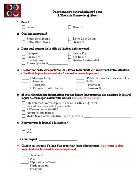 Exemple De Fiche De Questionnaire D Enqu Te Sur Le Paludisme Bernaduhan