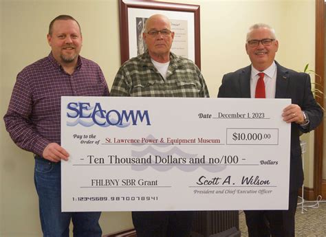 Seacomm Donates To St Lawrence Power Equipment Museum