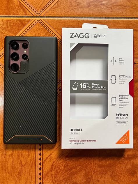 Zagg Gear 4 Denali S22 Ultra Case Mobile Phones Gadgets Mobile