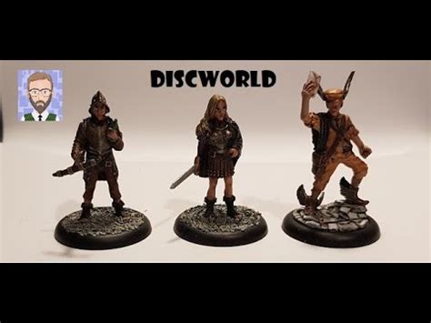 Terry Pratchett S Discworld Figures Vimes Angua And Moist YouTube