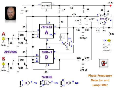 Phase Frequency Detector And Loop Filter Measuringandtestcircuit Circuit Diagram