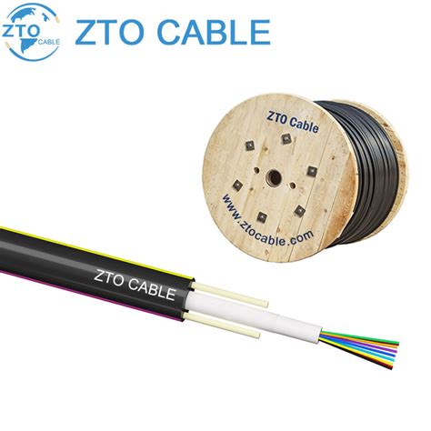 Unitube Non Metallic Non Armored Fiber Optic Cable Gyfxy Manufacturer Zto