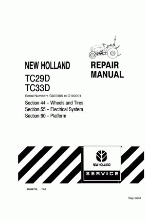 New Holland Tc D Tc D Service Manual