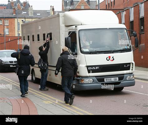 Blake Fielder Civil Being Taken Away In A Prison Van Winehouses Ex