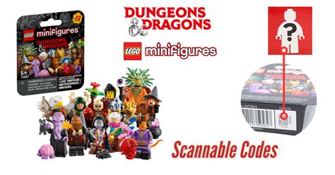 Lego Dungeons And Dragons Minifigures Series Qr Box Codes Identification And Scanning Guide Jay