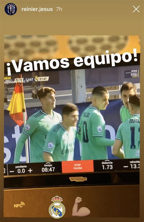 Antes De Apresenta O Oficial Reinier Acompanha Empate Do Real Madrid