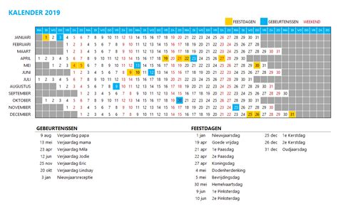 Kalender 2021 Met Weeknummers En Feestdagen Weeknummers Worden Vaak