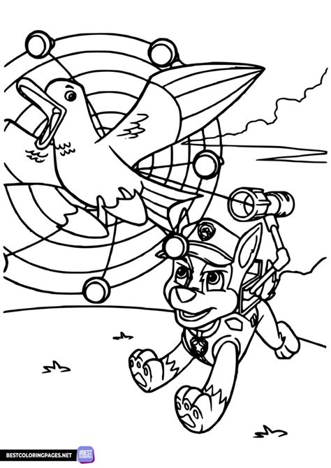 Chase PAW Patrol coloring pages - Bestcoloringpages.net