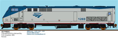 Amtrak P40DC 1203 by trainfan4449 on DeviantArt