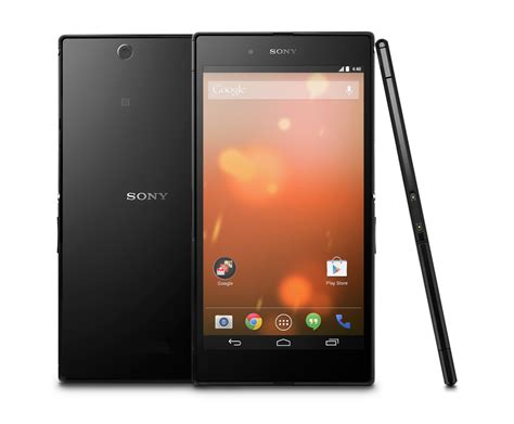 Sony Xperia Z Ultra Google Play Edition Official The First Google Play