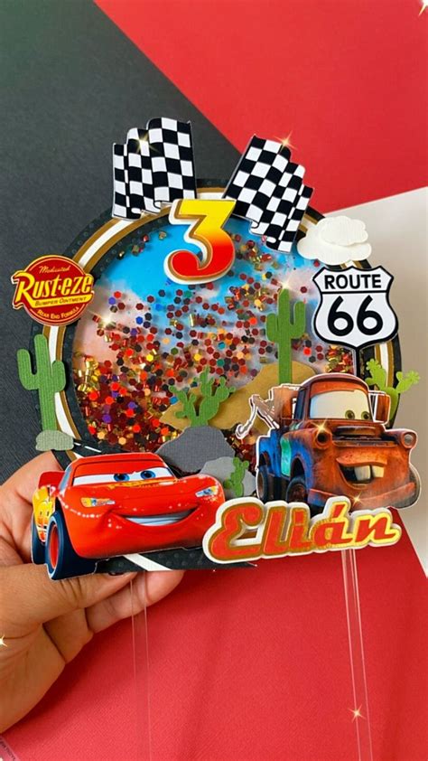 Lightning Mcqueen Cake Topper Lightning Mcqueen Party Decorations Cars Party Supplies Cars