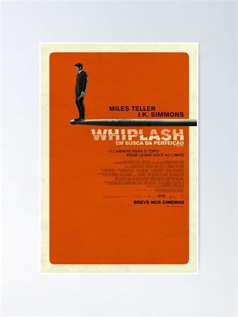 "Whiplash Movie Film Poster" Poster for Sale by fairweather-er | Redbubble