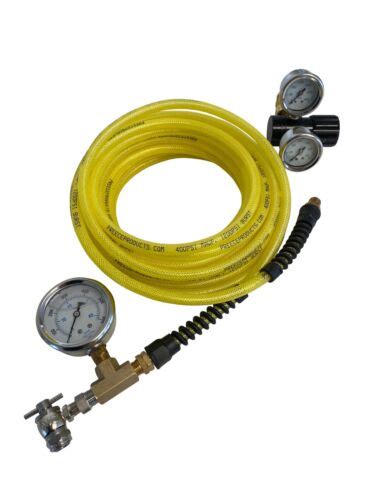 Nitrogen Regulator Shock Tire Kit 30 Hose 400 PSI No Loss Chuck Tool