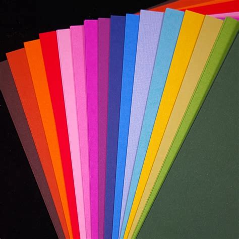 Zfparty 16 Color A5 Canvas Textured Paper For Scrapbooking Card Making