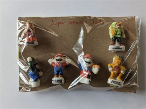 SÉRIE COMPLÈTE 6 fèves Super Mario 1994 EUR 12 00 PicClick FR