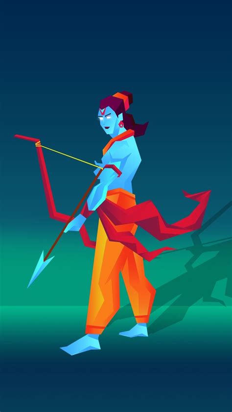 Shree Ram IPhone Wallpaper God Illustrations Iphone Wallpaper