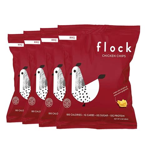 Amazon Flock Keto Chicken Skin Chips BBQ Flavor Low Carb High