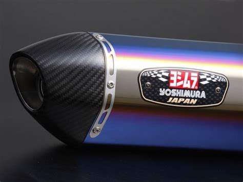 1F0 19E 5W80B TERMINALE YOSHIMURA BLU TITANIO R77S EURO5 SUZUKI GSX S