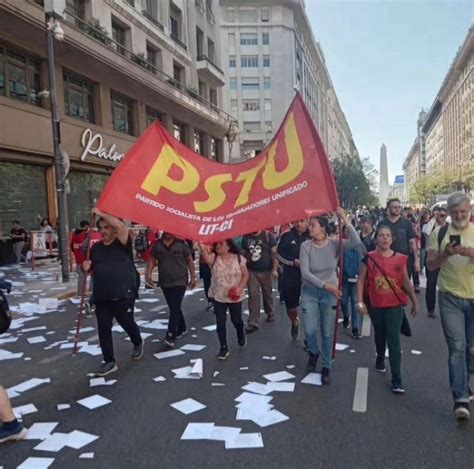 Argentina Dia Greve Geral Contra Os Ataques De Javier Milei