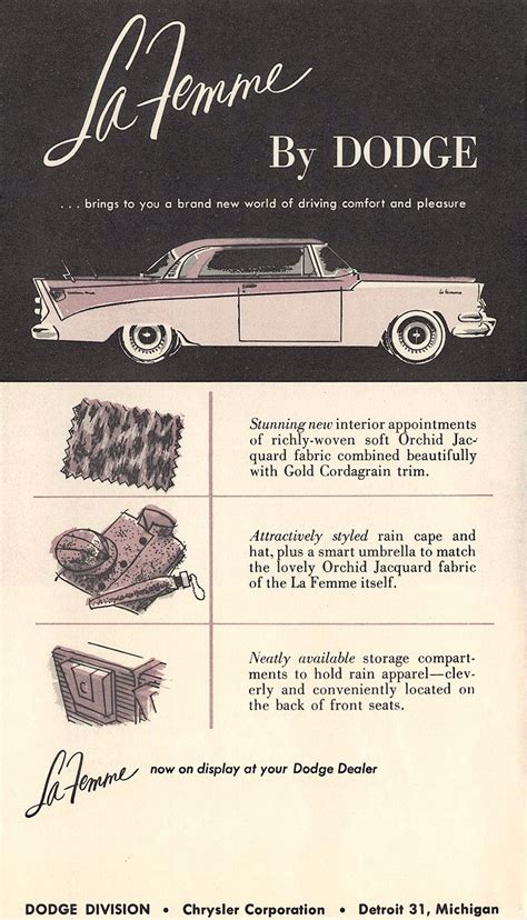 1956 Dodge La Femme Favorite Car Ads The Daily Drive Consumer Guide®