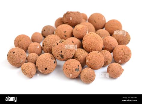 Lightweight Expanded Clay Aggregate Or Exclay Background Stock Photo