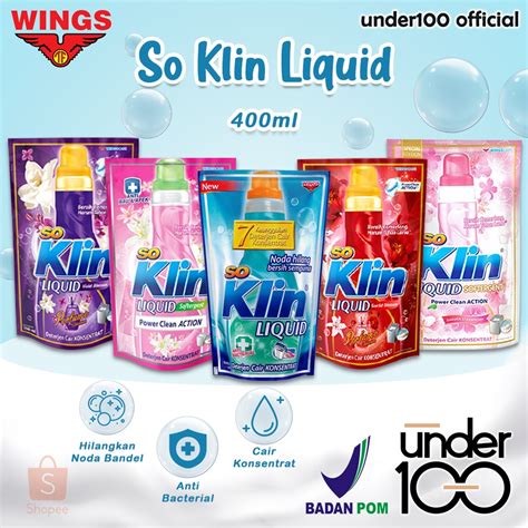 Jual Under So Klin Liquid Anti Bacterial Liquid Softergent Ml