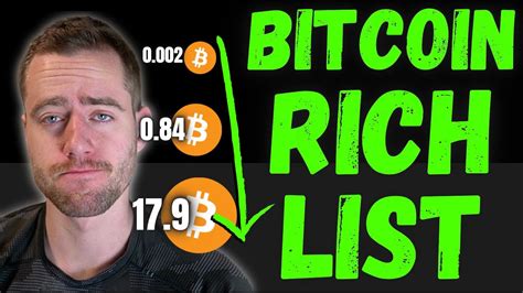 Become One Of The Richest Bitcoin Holders In The WORLD BITCOIN RICH