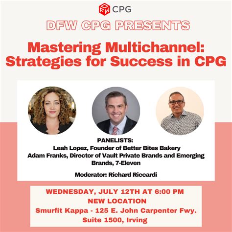 DFW CPG Main Event Mastering Multichannel Strategies For Success In