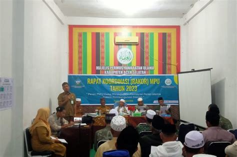 Mpu Aceh Selatan Gelar Rakor Tahun Cyber Jatim