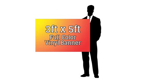 Demand Printgraphics 3ft X 5ft Custom Full Color Vinyl Banner