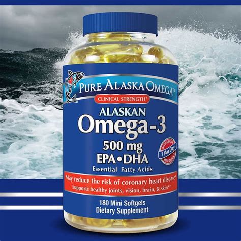 Pure Alaska Omega Mg Epa Dha Softgels Walmart