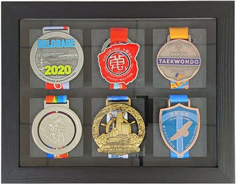 35 Medal Display Case 3d Medal Box Photo Frame Marathon Medal Display Frame